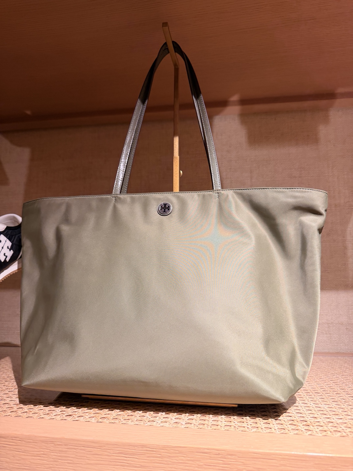 Tory Burch Canvas Zip Tote – Beige